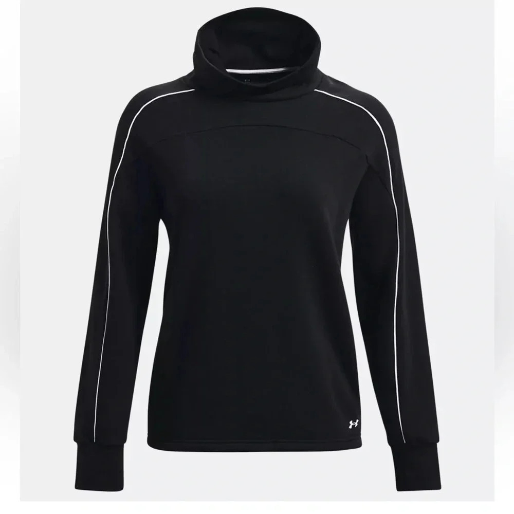 Under‎ Armour Women's Rival Fleece Funnel Neck Pullover (1366954-001) Size Small